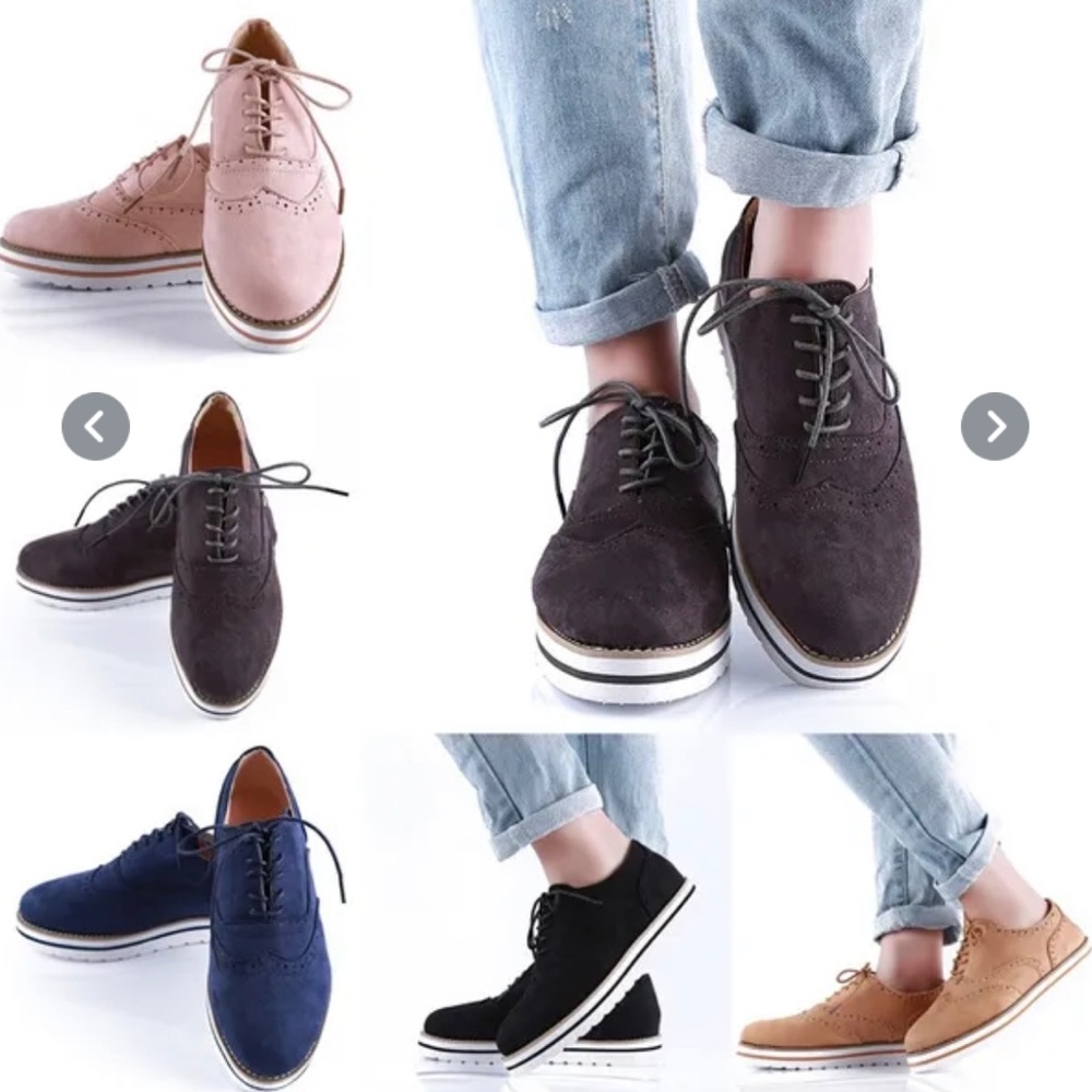 The crappy faux-suede Oxfords of your dreams! - Picture 6 of 6